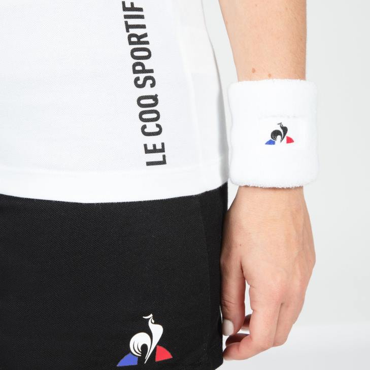 kleding LDBJ608 vrouwen Le Coq Sportif t-shirtje wit