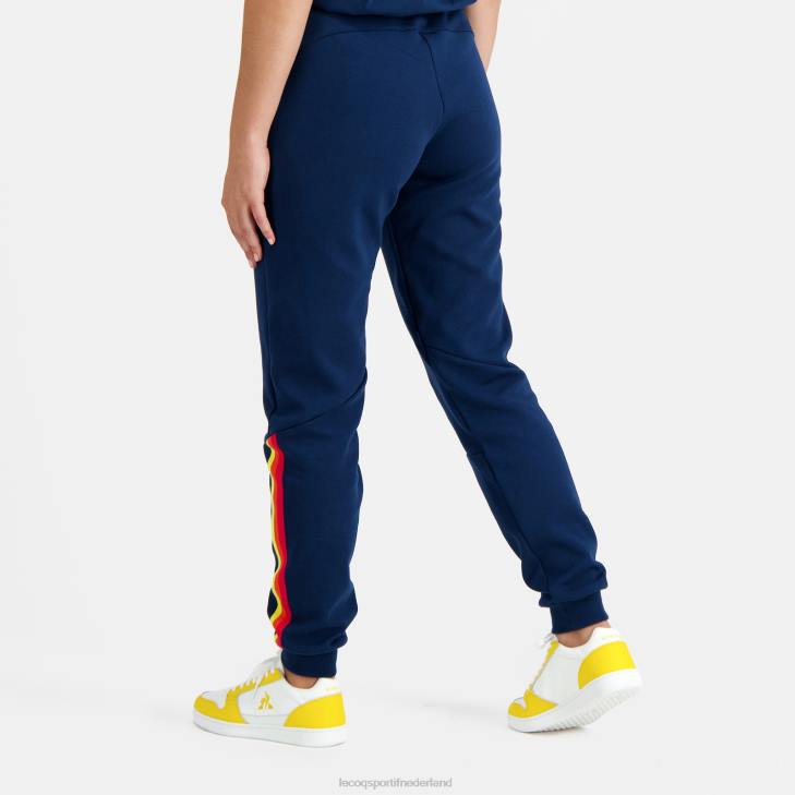 kleding LDBJ612 vrouwen Le Coq Sportif broek blauw