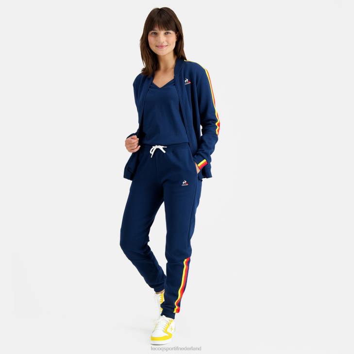 kleding LDBJ612 vrouwen Le Coq Sportif broek blauw