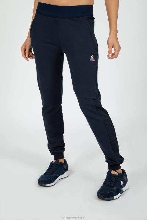 kleding LDBJ615 vrouwen Le Coq Sportif broek blauw