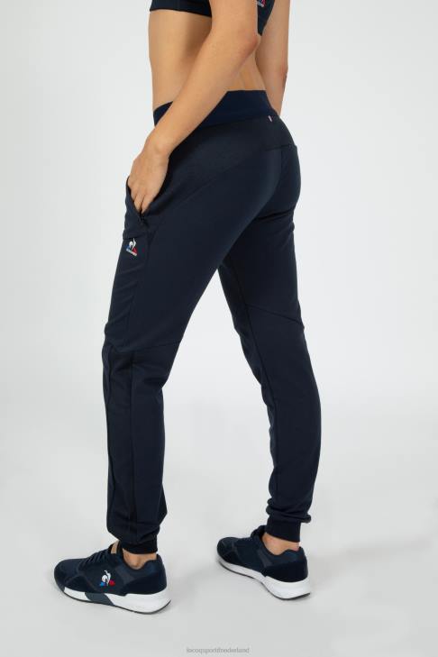 kleding LDBJ615 vrouwen Le Coq Sportif broek blauw