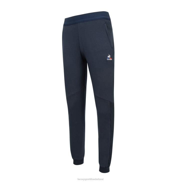 kleding LDBJ615 vrouwen Le Coq Sportif broek blauw