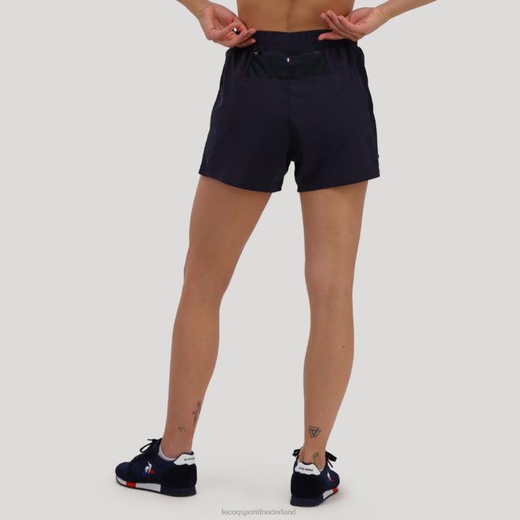 kleding LDBJ616 vrouwen Le Coq Sportif korte broek blauw