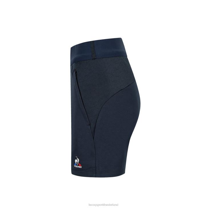 kleding LDBJ617 vrouwen Le Coq Sportif korte broek blauw