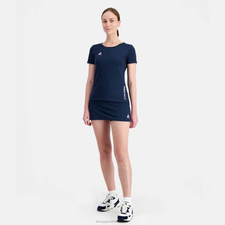 kleding LDBJ619 vrouwen Le Coq Sportif rok blauw