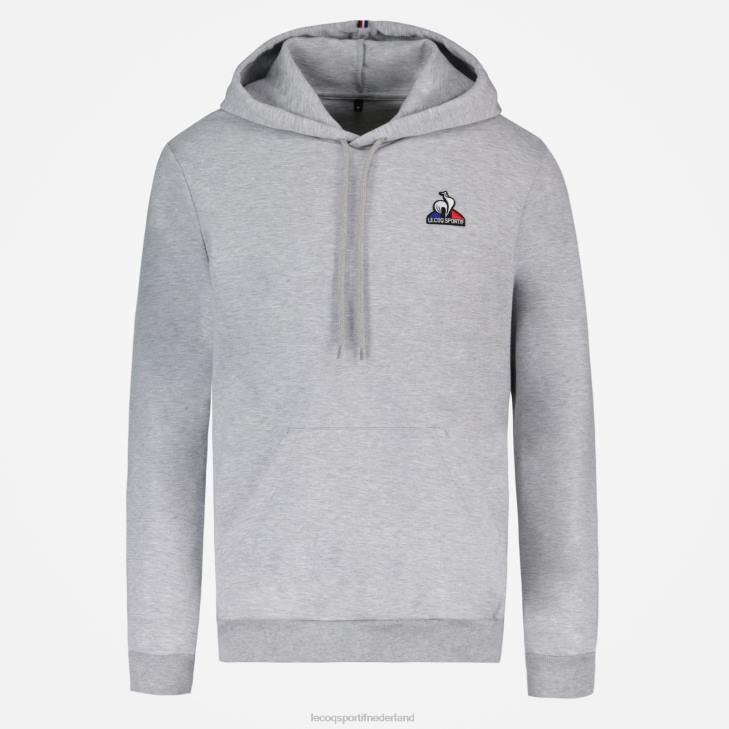 kleding LDBJ63 Heren Le Coq Sportif sweatshirt met capuchon grijs