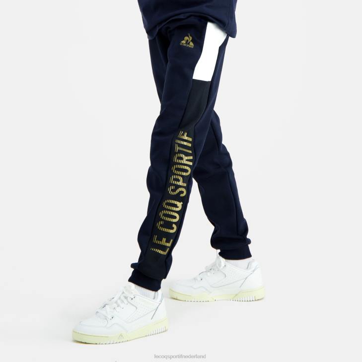 kleding LDBJ637 kinderen Le Coq Sportif broek blauw