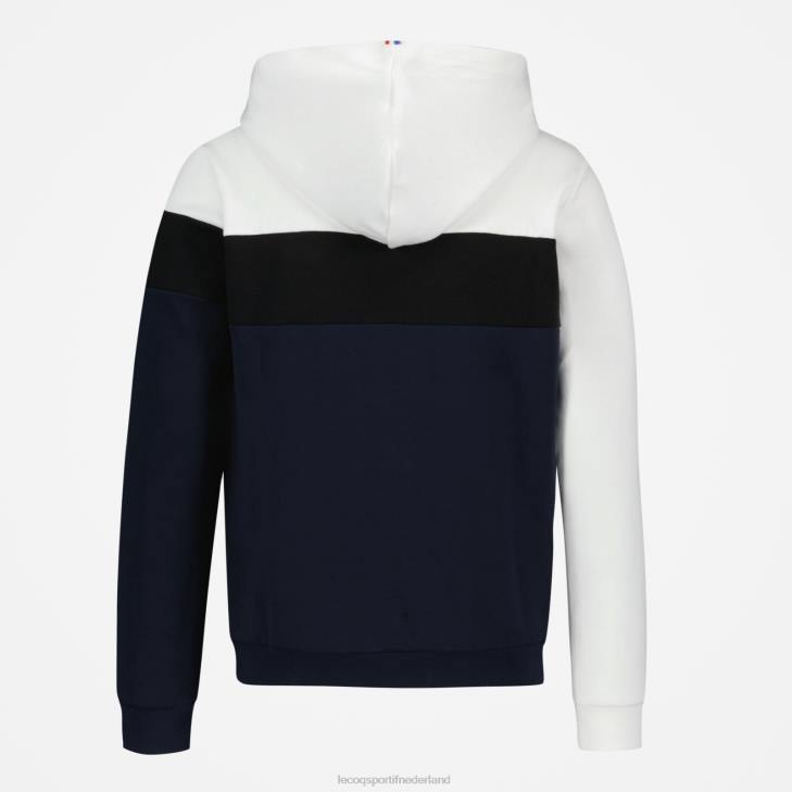 kleding LDBJ638 kinderen Le Coq Sportif sweatshirt met capuchon blauw