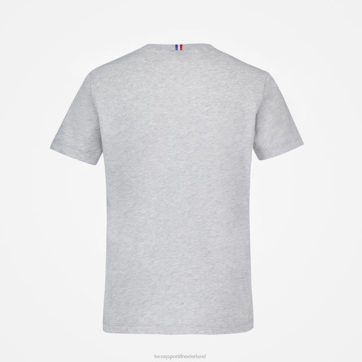 kleding LDBJ640 kinderen Le Coq Sportif t-shirt grijs