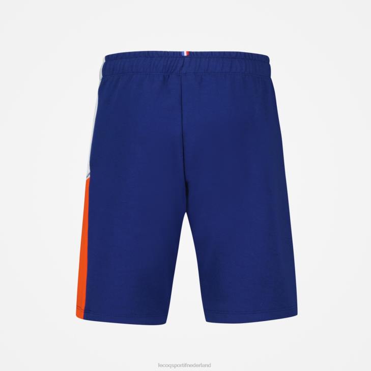 kleding LDBJ641 kinderen Le Coq Sportif korte broek blauw