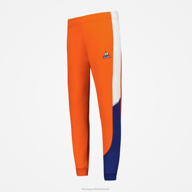kleding LDBJ642 kinderen Le Coq Sportif broek oranje