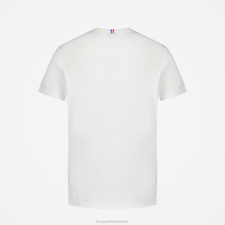 kleding LDBJ646 kinderen Le Coq Sportif t-shirtje wit