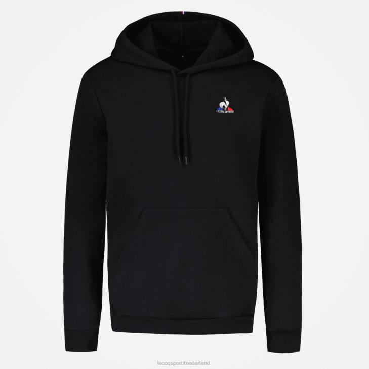 kleding LDBJ65 Heren Le Coq Sportif sweatshirt met capuchon zwart