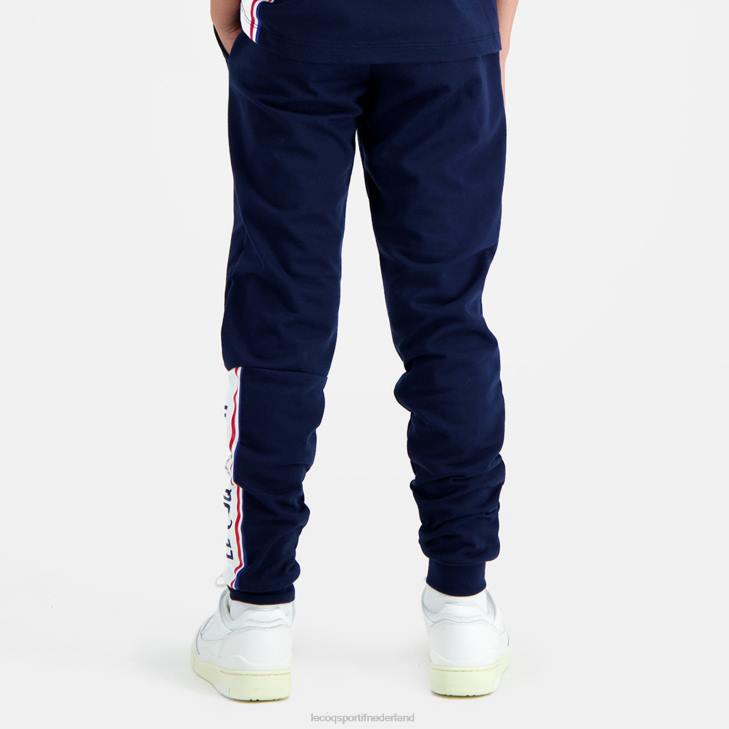 kleding LDBJ652 kinderen Le Coq Sportif broek blauw
