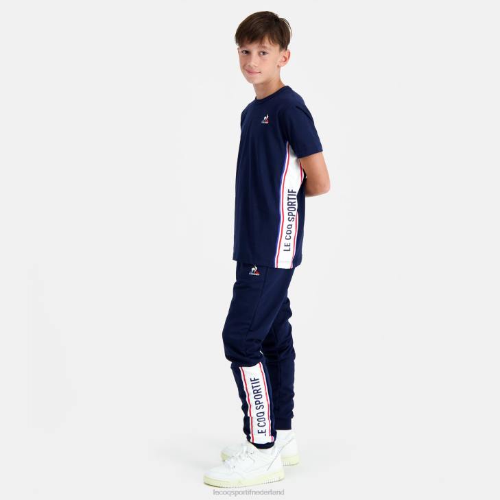 kleding LDBJ652 kinderen Le Coq Sportif broek blauw
