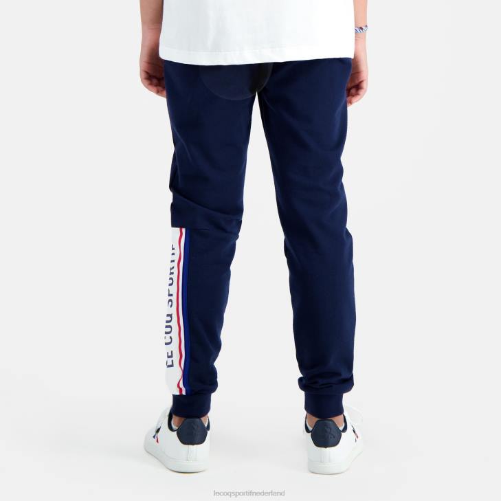 kleding LDBJ652 kinderen Le Coq Sportif broek blauw