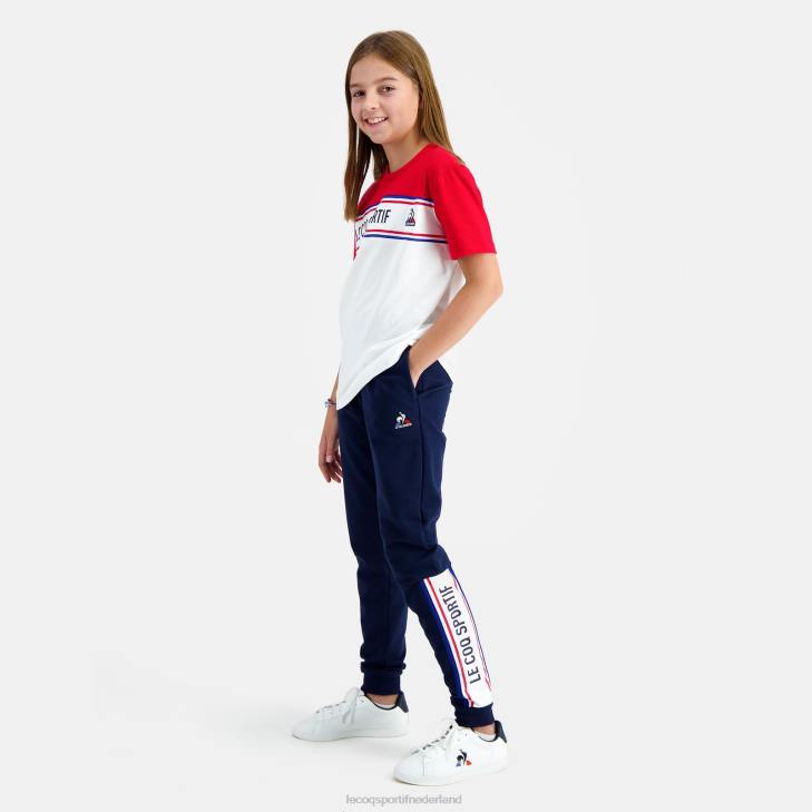 kleding LDBJ652 kinderen Le Coq Sportif broek blauw