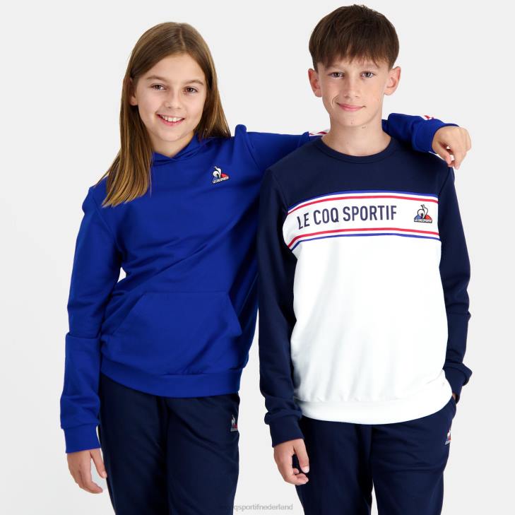 kleding LDBJ654 kinderen Le Coq Sportif sweatshirt blauw