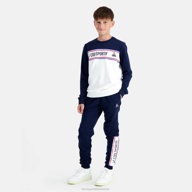 kleding LDBJ654 kinderen Le Coq Sportif sweatshirt blauw