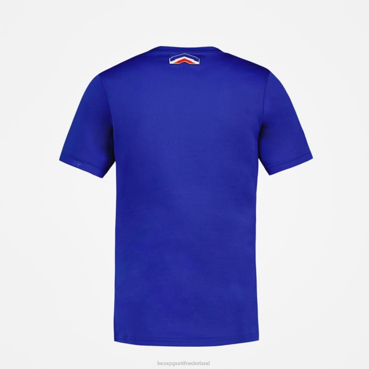 kleding LDBJ656 kinderen Le Coq Sportif jersey blauw