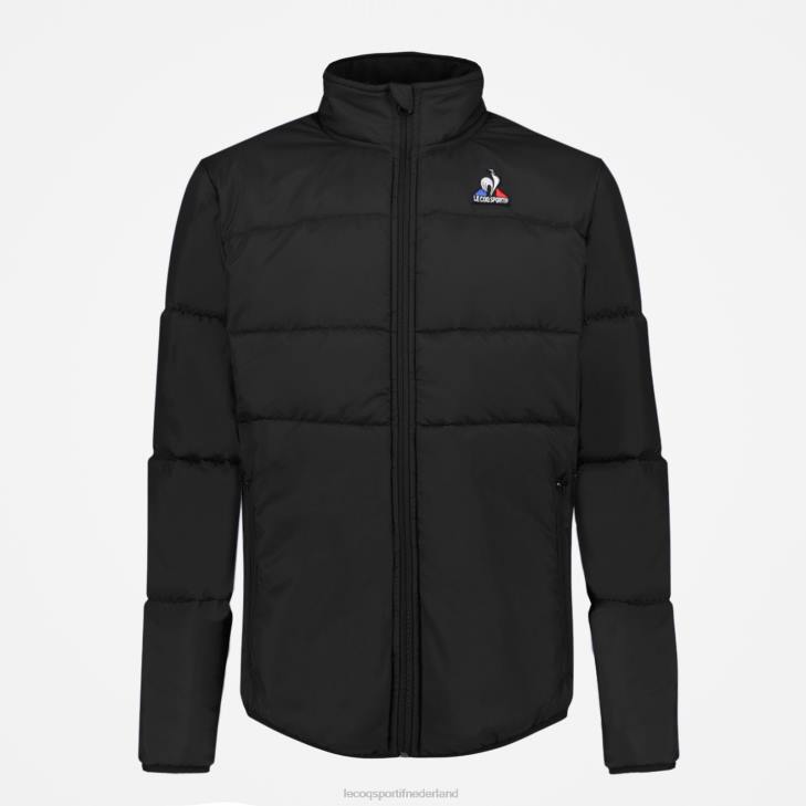 kleding LDBJ657 kinderen Le Coq Sportif jasje zwart