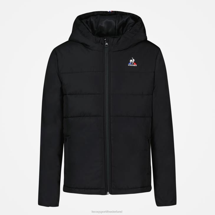 kleding LDBJ658 kinderen Le Coq Sportif jasje zwart