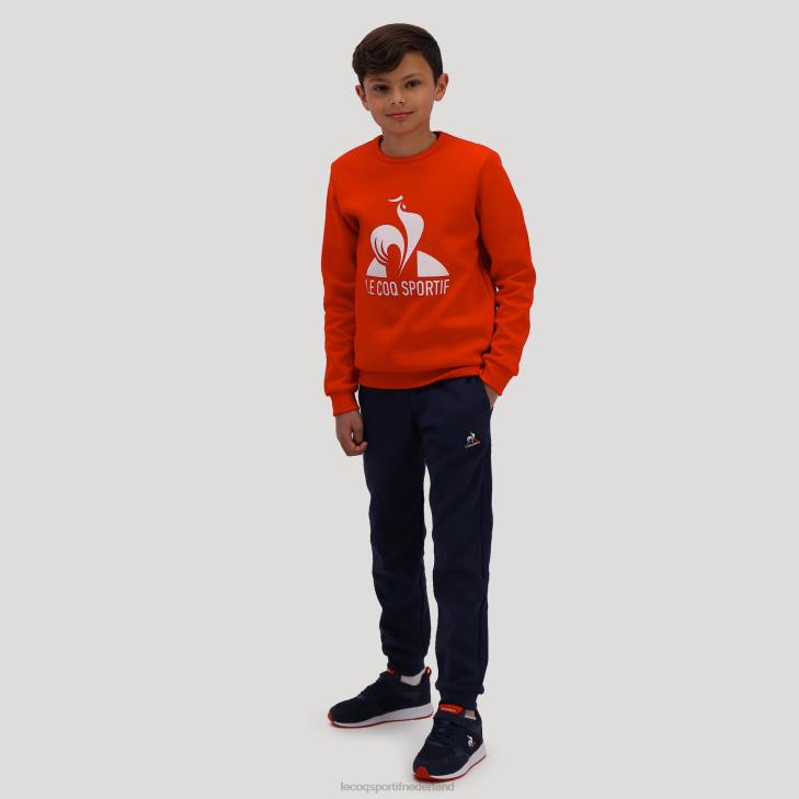 kleding LDBJ659 kinderen Le Coq Sportif sweatshirt rood
