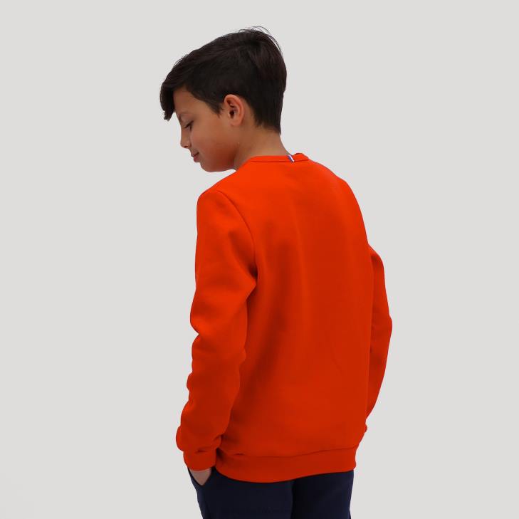 kleding LDBJ659 kinderen Le Coq Sportif sweatshirt rood