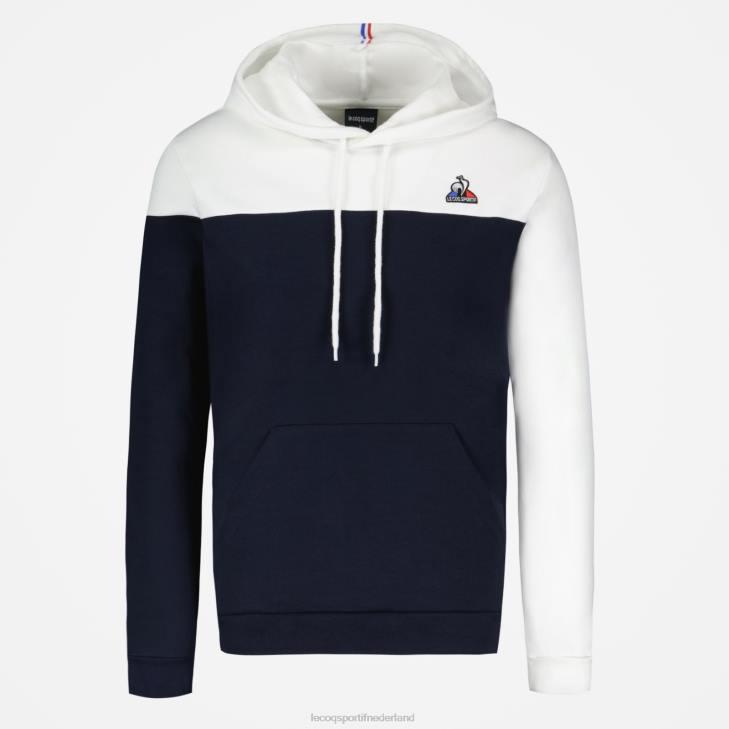 kleding LDBJ66 Heren Le Coq Sportif sweatshirt met capuchon blauw