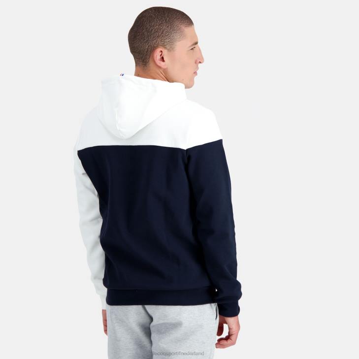 kleding LDBJ66 Heren Le Coq Sportif sweatshirt met capuchon blauw