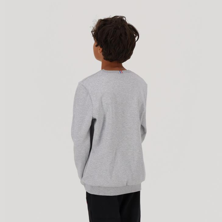 kleding LDBJ660 kinderen Le Coq Sportif sweatshirt grijs
