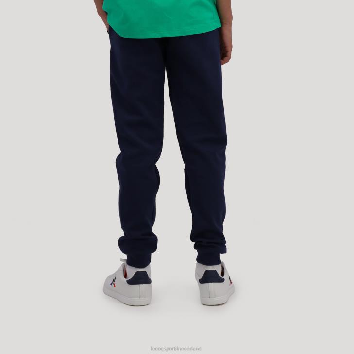 kleding LDBJ663 kinderen Le Coq Sportif broek blauw