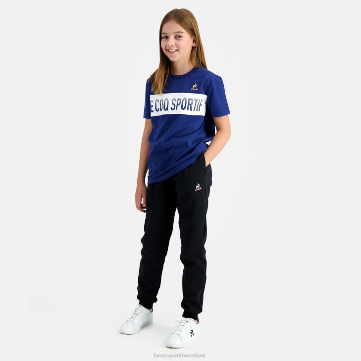 kleding LDBJ664 kinderen Le Coq Sportif broek zwart