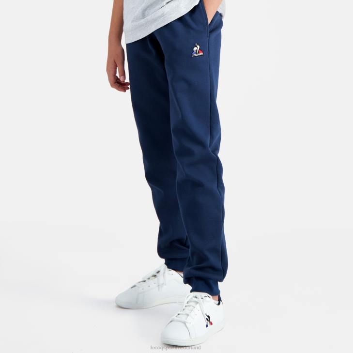 kleding LDBJ666 kinderen Le Coq Sportif broek blauw
