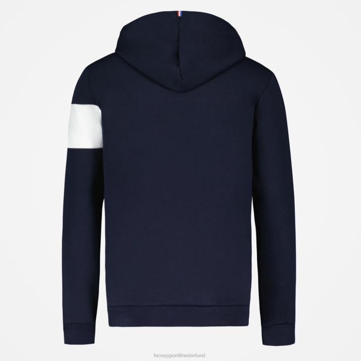 kleding LDBJ67 Heren Le Coq Sportif sweatshirt met capuchon blauw