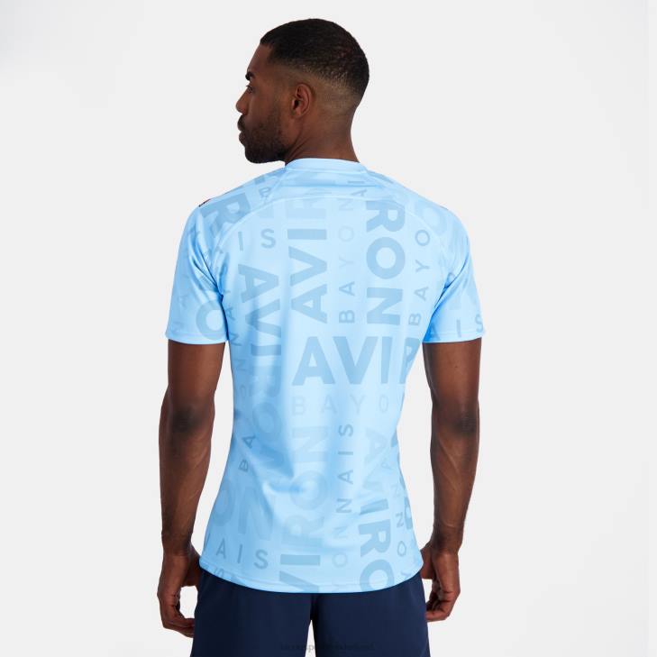 kleding LDBJ696 Heren Le Coq Sportif jersey blauw