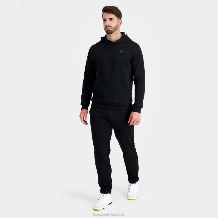 kleding LDBJ7 Heren Le Coq Sportif sweatshirt met capuchon zwart