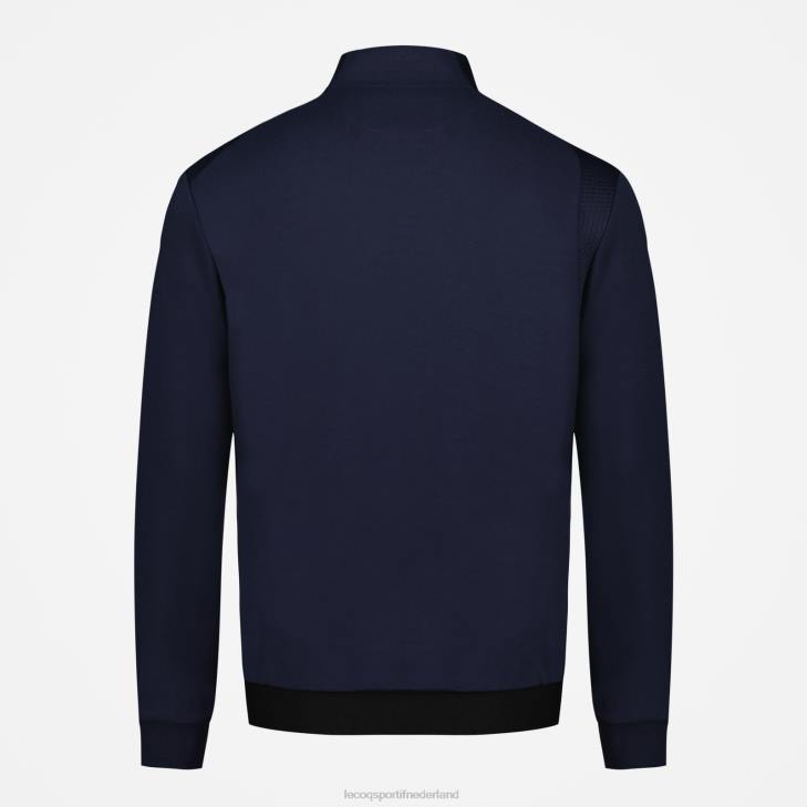 kleding LDBJ71 Heren Le Coq Sportif sweatshirt met rits blauw