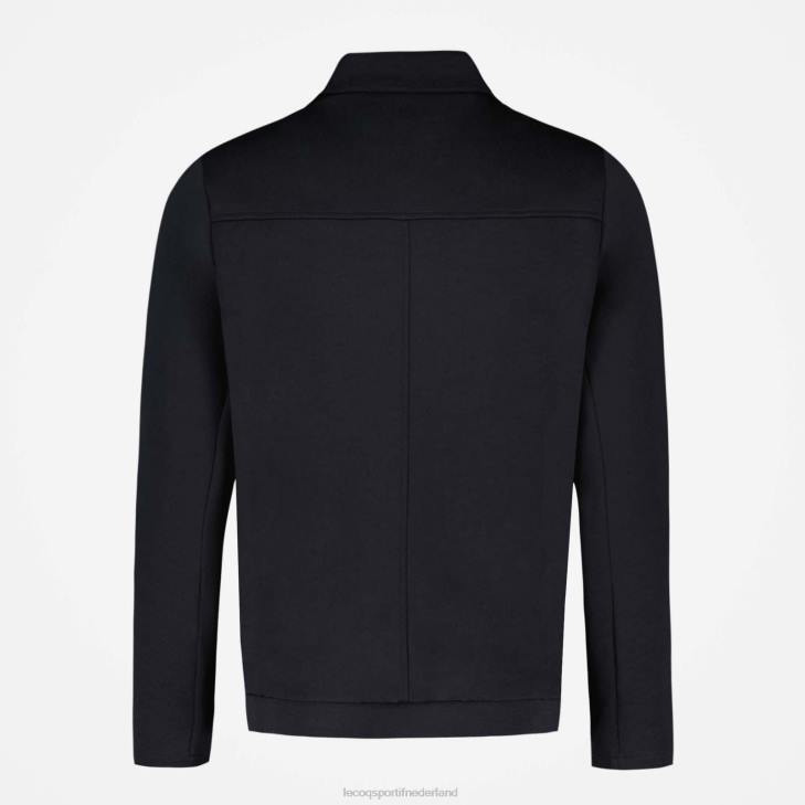 kleding LDBJ73 Heren Le Coq Sportif zwart jasje met rits