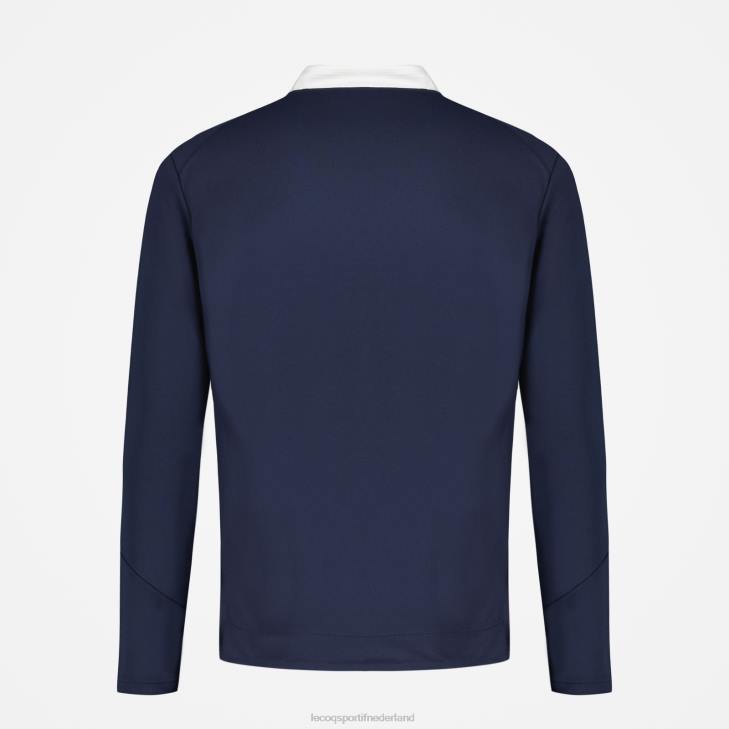 kleding LDBJ74 Heren Le Coq Sportif sweatshirt met rits blauw