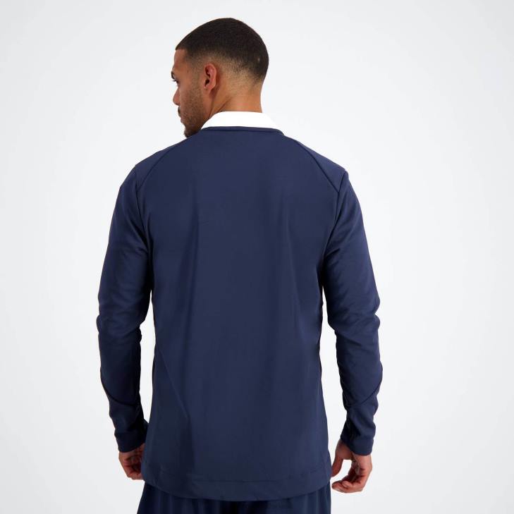 kleding LDBJ74 Heren Le Coq Sportif sweatshirt met rits blauw