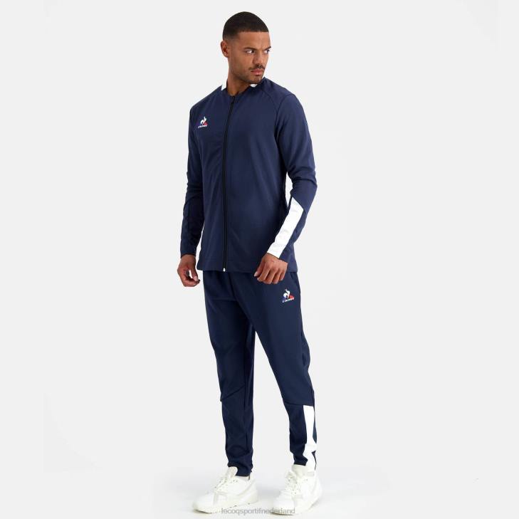 kleding LDBJ74 Heren Le Coq Sportif sweatshirt met rits blauw