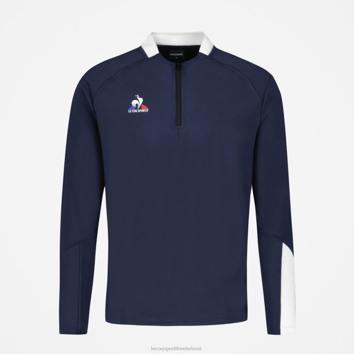 kleding LDBJ75 Heren Le Coq Sportif sweatshirt blauw