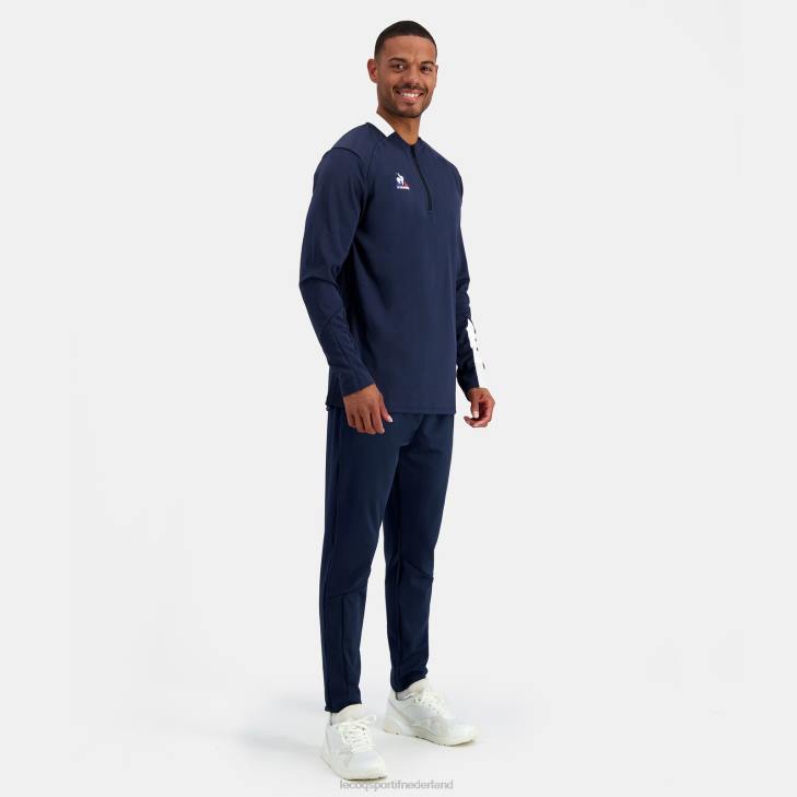 kleding LDBJ75 Heren Le Coq Sportif sweatshirt blauw