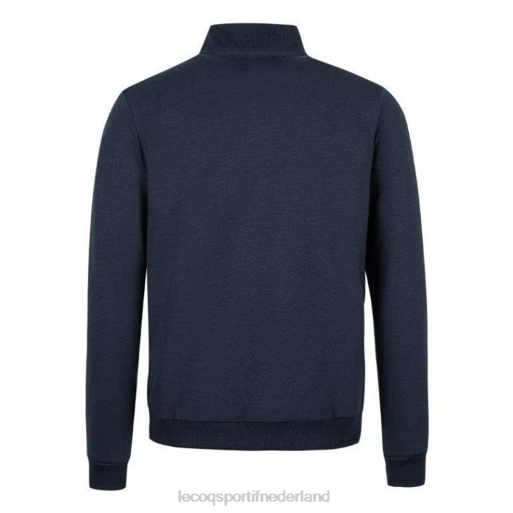 kleding LDBJ77 Heren Le Coq Sportif sweatshirt met rits blauw