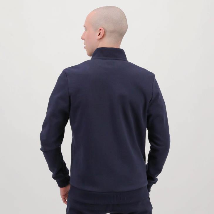 kleding LDBJ77 Heren Le Coq Sportif sweatshirt met rits blauw