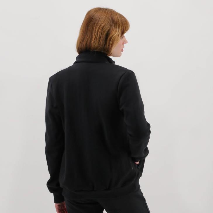 kleding LDBJ78 Heren Le Coq Sportif sweatshirt met ritssluiting zwart