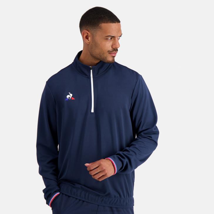 kleding LDBJ81 Heren Le Coq Sportif sweatshirt blauw