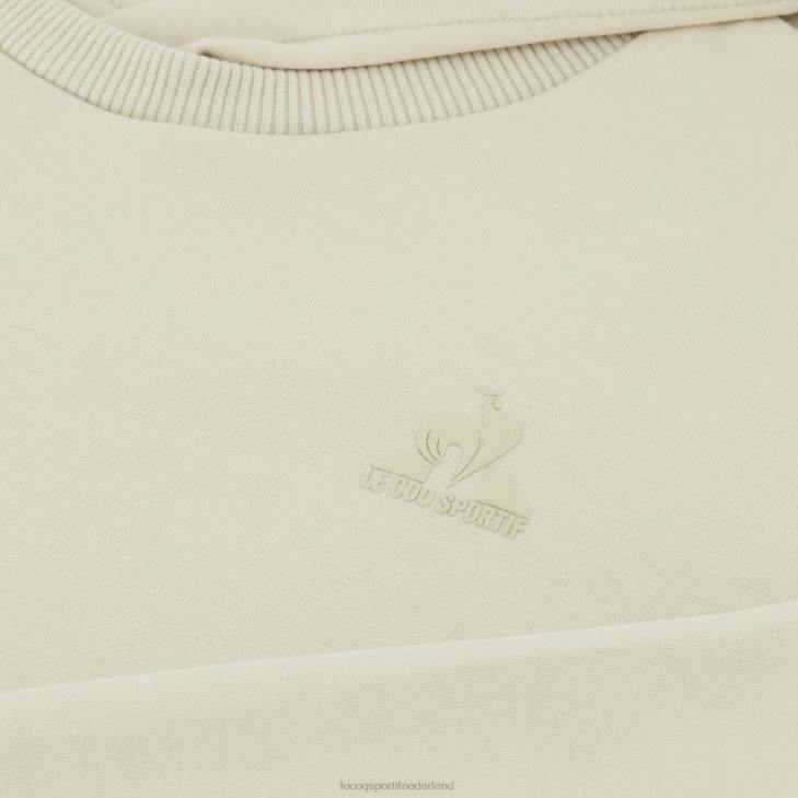 kleding LDBJ9 Heren Le Coq Sportif sweatshirt met capuchon bruin