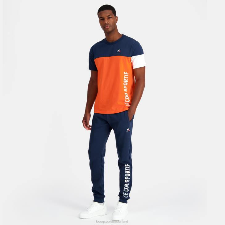 kleding LDBJ91 Heren Le Coq Sportif mode broek blauw